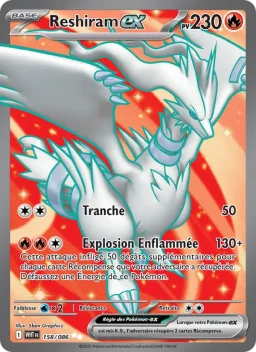 Carte Pokemon Reshiram-ex #158