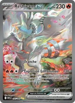 Carte Pokemon Reshiram-ex #166