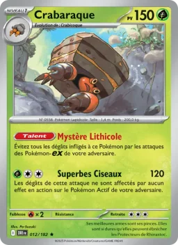 Carte Pokemon Crabaraque #012