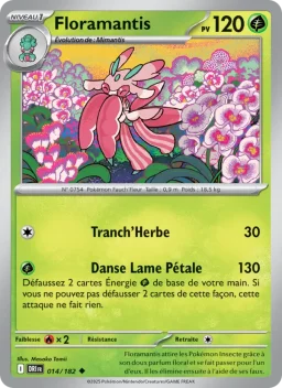 Carte Pokemon Floramantis #014