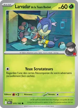 Carte Pokemon Larvadar de la Team Rocket #015