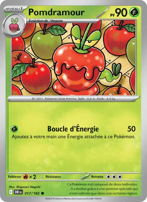Carte Pokémon Pomdramour 017/182 Commune Rivalités Destinées