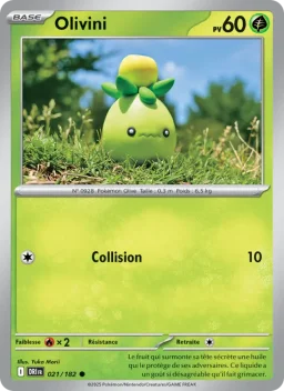 Carte Pokemon Olivini #021