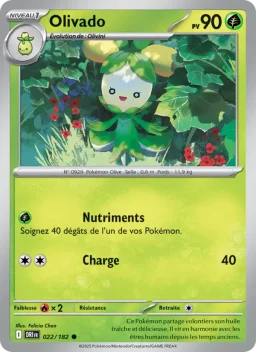 Carte Pokemon Olivado #022