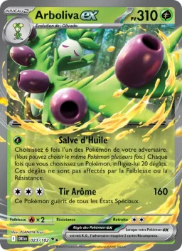 Carte Pokemon Arboliva-ex #023