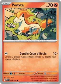 Carte Pokemon Ponyta #029