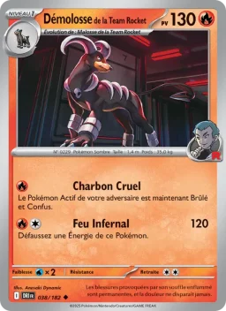 Carte Pokemon Démolosse de la Team Rocket #038
