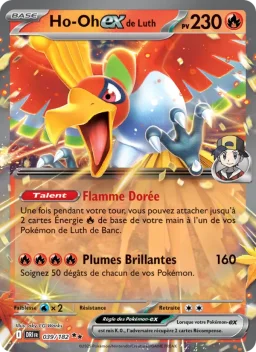 Carte Pokemon Ho-Oh-ex de Luth #039