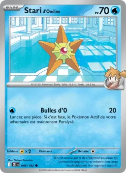 Carte Pokemon Stari d'Ondine #046