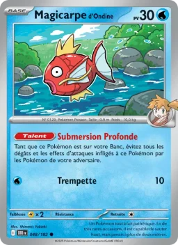 Carte Pokemon Magicarpe d'Ondine #048
