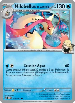 Carte Pokemon Milobellus de Cynthia #053
