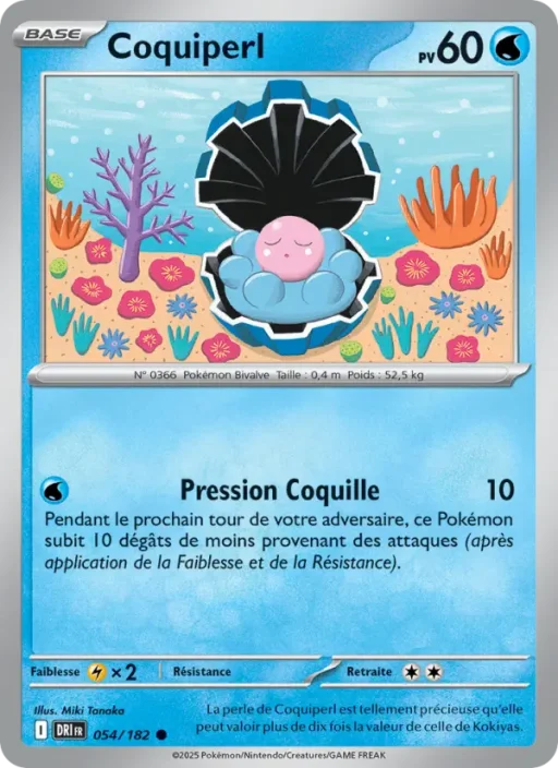 Carte Pokémon Coquiperl 054/182 Commune Rivalités Destinées