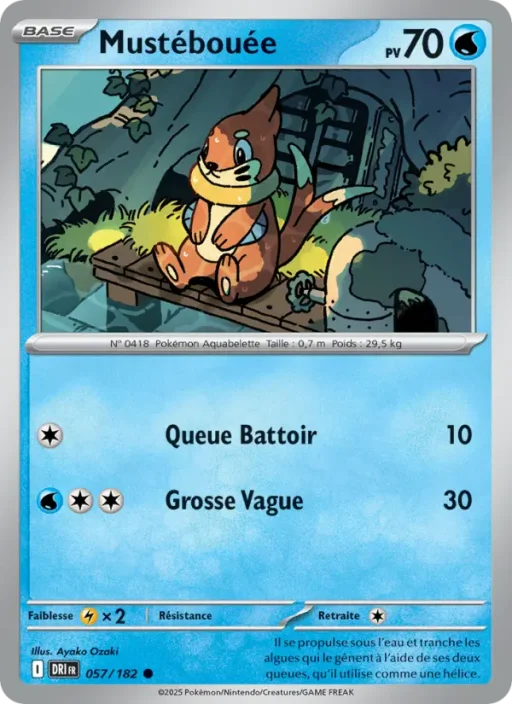 Carte Pokémon Mustébouée 057/182 Commune Rivalités Destinées
