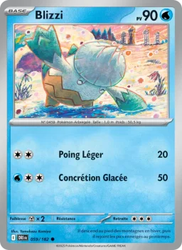 Carte Pokemon Blizzi #059