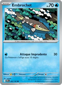 Carte Pokemon Embrochet #062