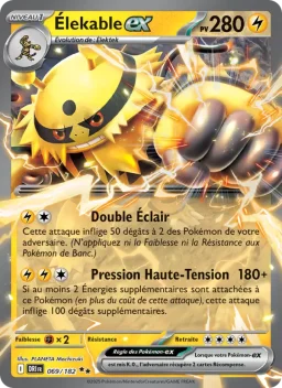 Carte Pokemon Élekable-ex #069