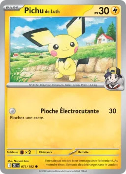Carte Pokemon Pichu de Luth #071