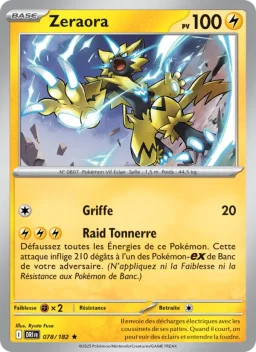 Carte Pokemon Zeraora #078
