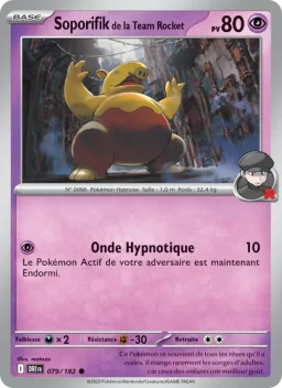 Carte Pokemon Soporifik de la Team Rocket #079