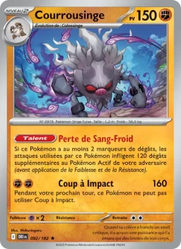 Carte Pokemon Courrousinge #092