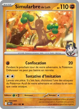 Carte Pokemon Simularbre de Luth #093