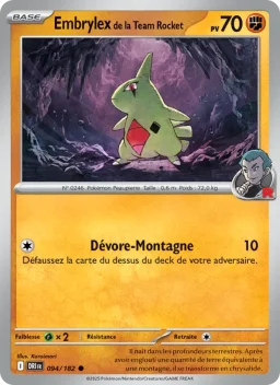 Carte Pokemon Embrylex de la Team Rocket #094