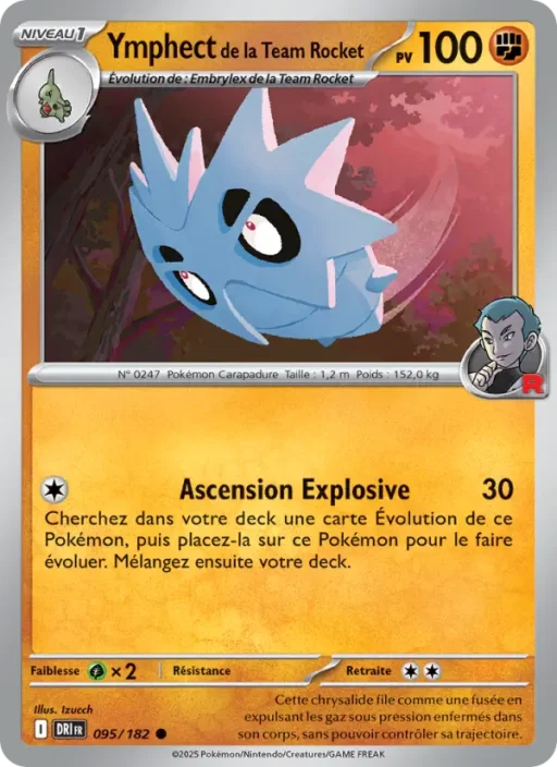 Carte Pokémon Ymphect de la Team Rocket 095/182 Commune Rivalités Destinées