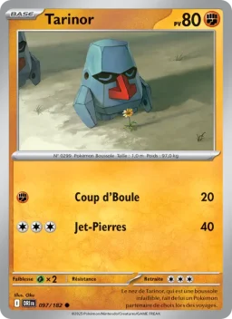 Carte Pokemon Tarinor #097