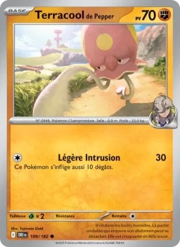 Carte Pokemon Terracool de Pepper #109
