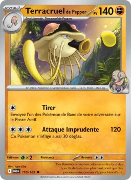 Carte Pokemon Terracruel de Pepper #110