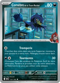 Carte Pokemon Cornèbre de la Team Rocket #127