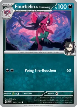 Carte Pokemon Fourbelin de Rosemary #135
