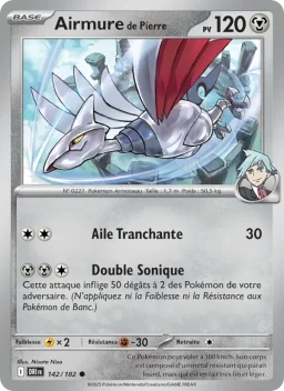 Carte Pokemon Airmure de Pierre #142