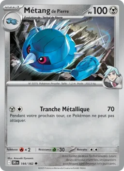 Carte Pokemon Métang de Pierre #144