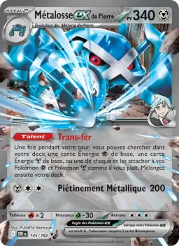 Carte Pokemon Métalosse-ex de Pierre #145