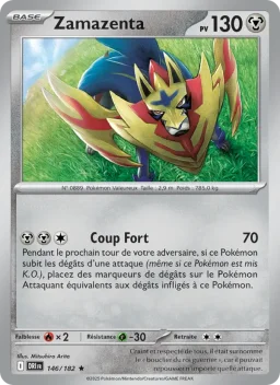 Carte Pokemon Zamazenta #146