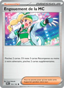 Carte Pokemon Engouement de la MC #163