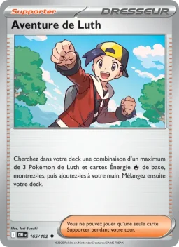 Carte Pokemon Aventure de Luth #165