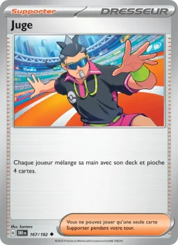 Carte Pokemon Juge #167