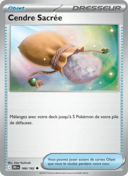 Carte Pokemon Cendre Sacrée #168