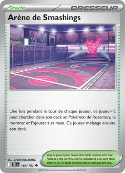 Carte Pokemon Arène de Smashings #169