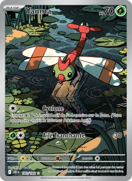 Carte Pokémon Yanma 183/182 Illustration rare Rivalités Destinées