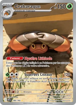 Carte Pokemon Crabaraque #186