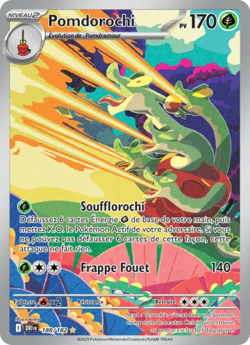 Carte Pokémon Pomdorochi 188/182 Illustration rare Rivalités Destinées