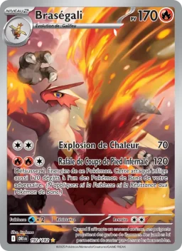 Carte Pokemon Braségali #192