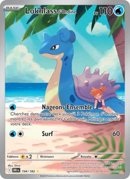 Carte Pokemon Lokhlass d'Ondine #194