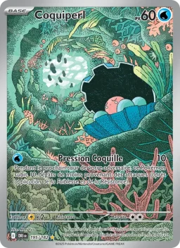 Carte Pokemon Coquiperl #195