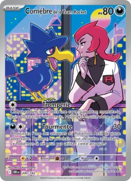 Carte Pokemon Cornèbre de la Team Rocket #200