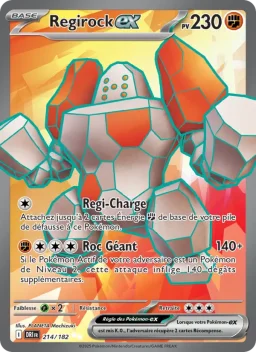 Carte Pokemon Regirock-ex #214