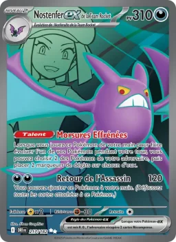 Carte Pokemon Nostenfer-ex de la Team Rocket #217